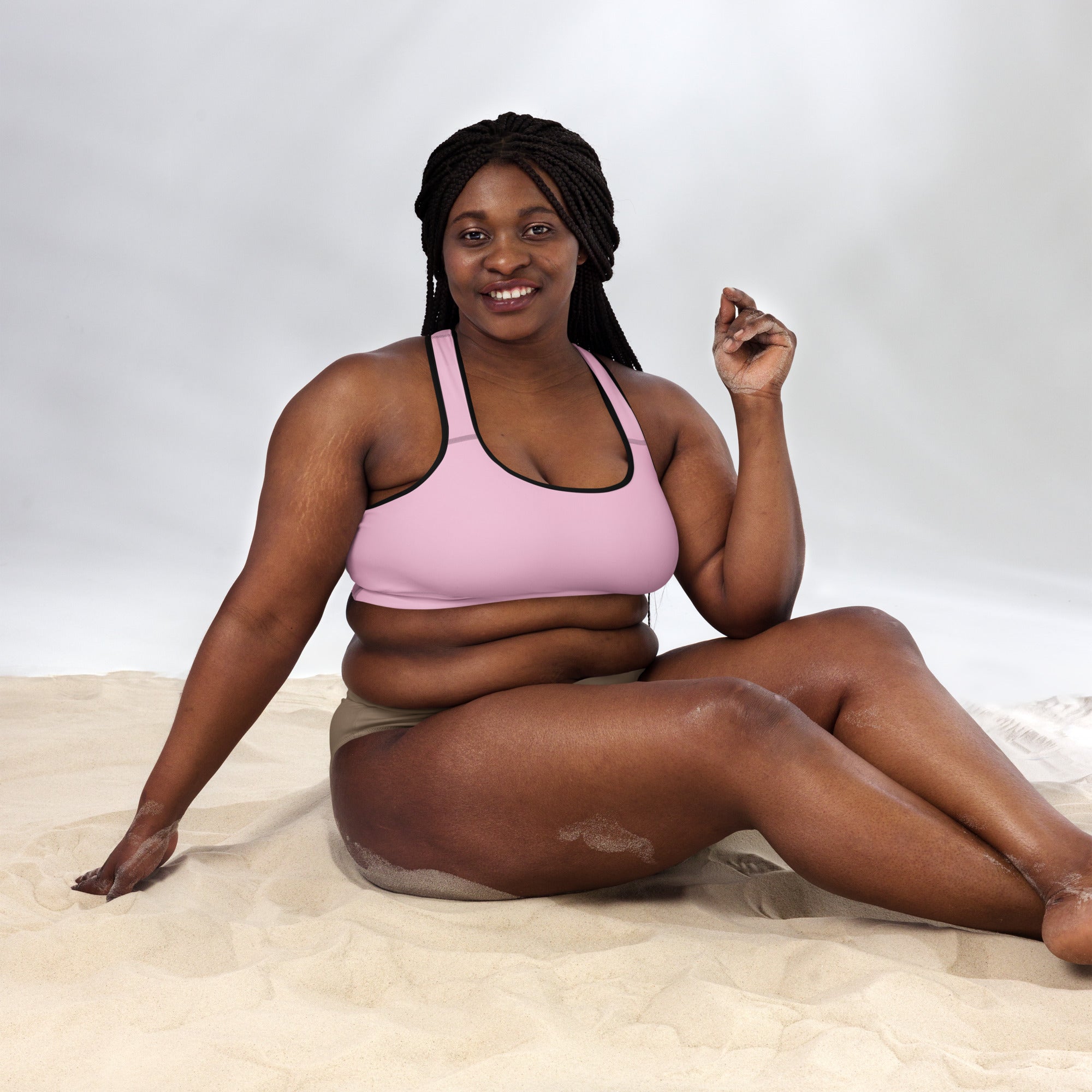 Pastel Pink Sports Bra